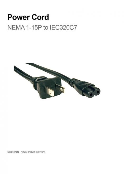 Power Cord 2-Slot 6FT
