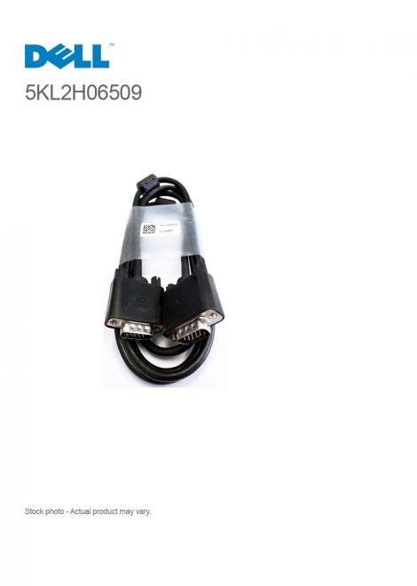 Dell 6 Ft Male to Male 15 Pin VGA Cable 5KL2H06509