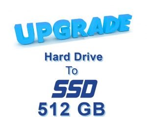 Upgrade: Hard Drive to (NEW) SSD 512 GB