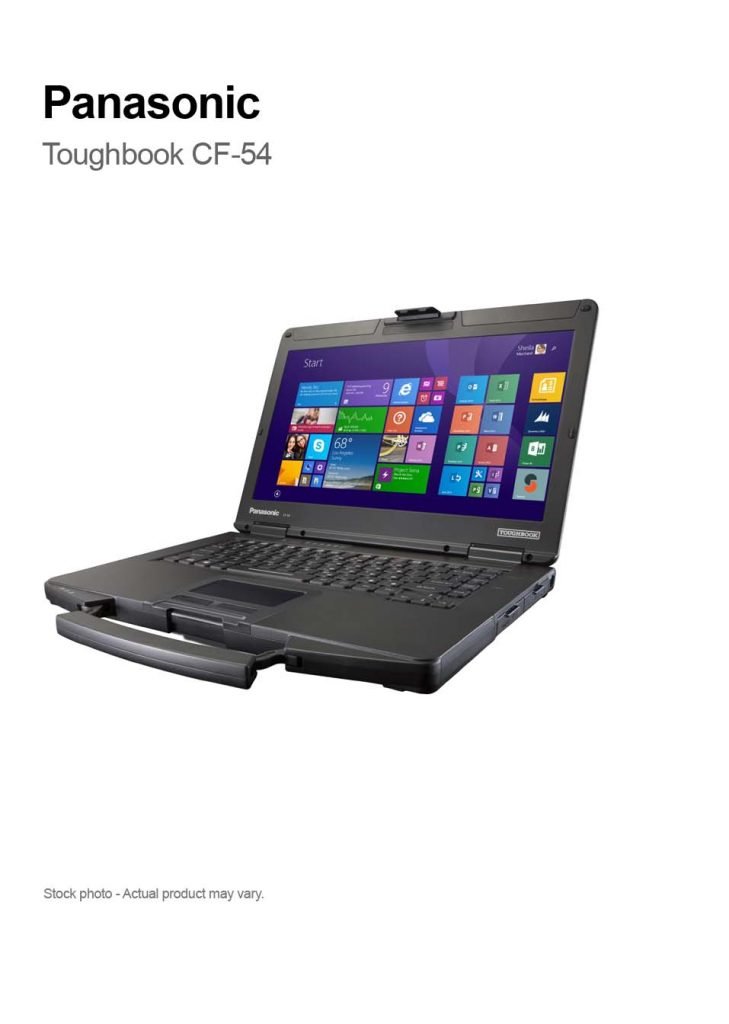 Panasonic ToughBook CF-54 MK3, Core i5-7300U, 16GB, 512GB SSD, 4G LTE, 14", WIN 10 PRO - Image 2