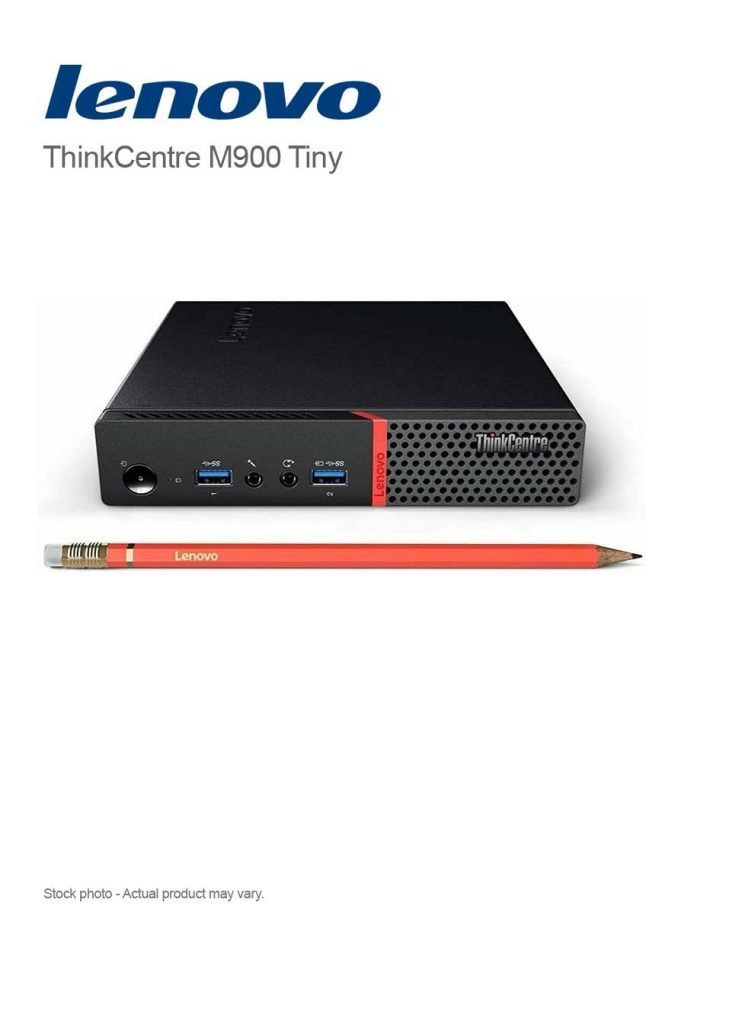 Lenovo M900 Core i5-6500T 2.50GHz 16GB 256GB SSD WIN 10 PRO