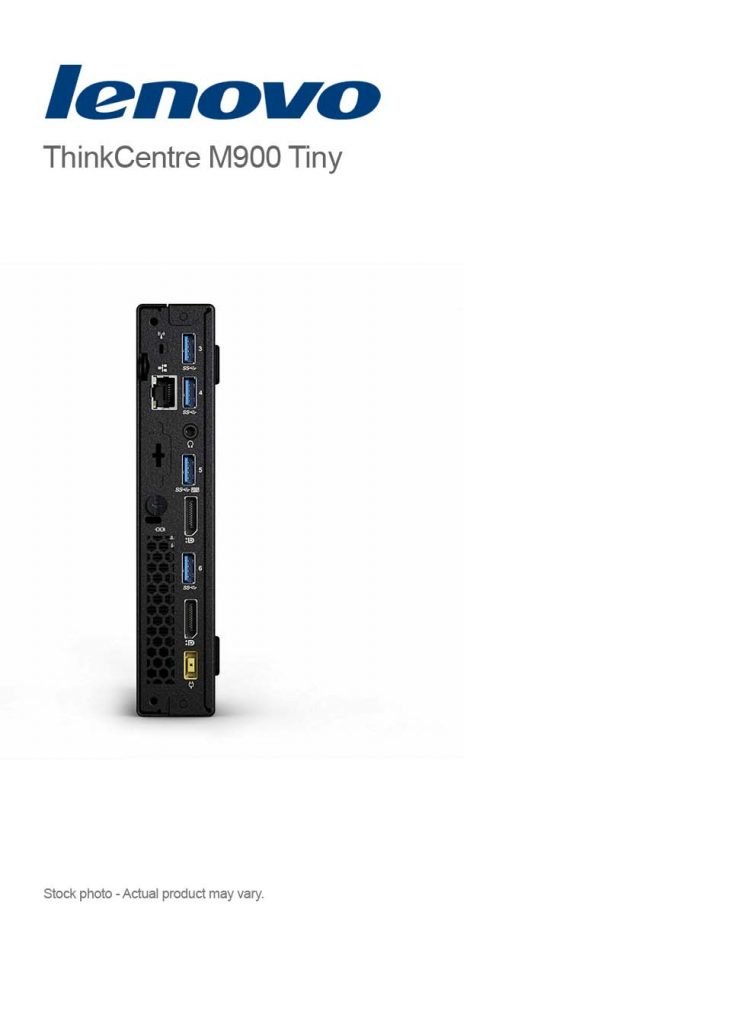 Lenovo M900 Core i5-6500T 2.50GHz 16GB 256GB SSD WIN 10 PRO - Image 2