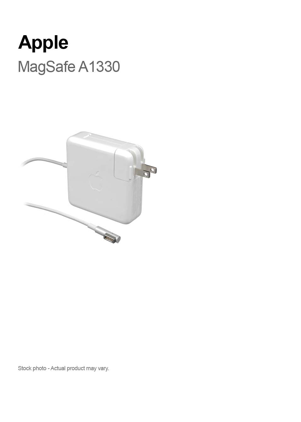 Original Apple 60W MagSafe A1330, 16.5V, 3.65A, Power Adapter