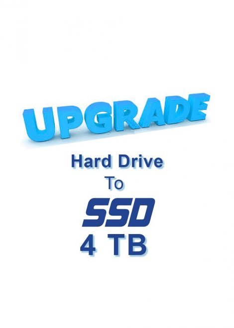 Upgrade: Hard Drive to 4 TB Samsung 860 PRO V-NAND SSD (NEW)