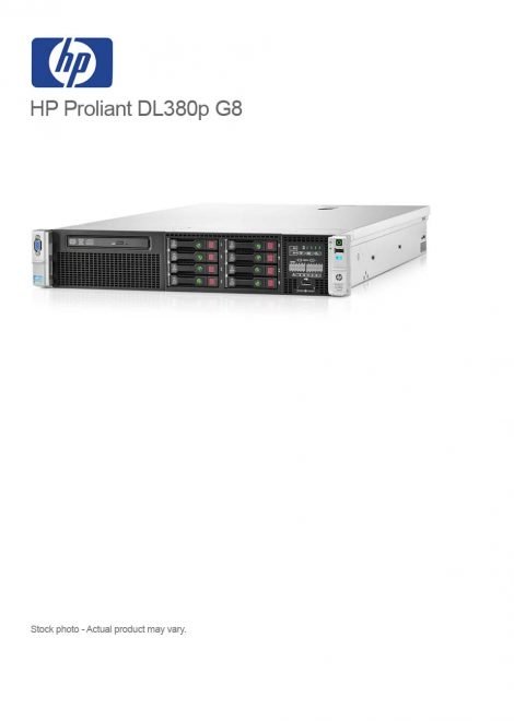 HP Proliant DL380p G8, Intel Xeon E5-2640 2.5GHz 6C/12T, 64GB RAM, 642107-001