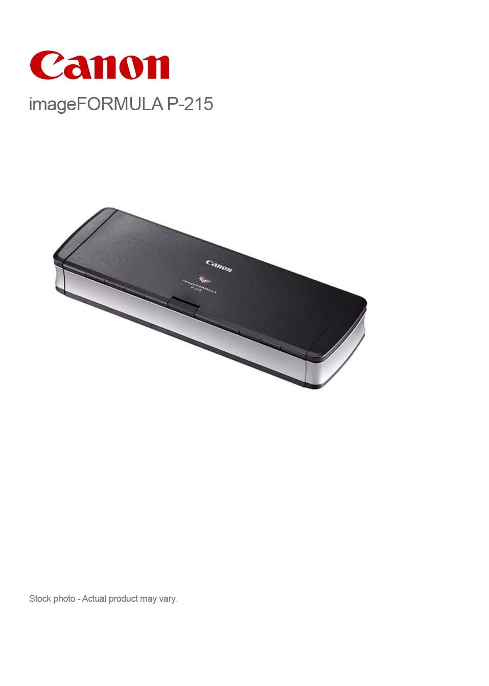 Canon imageFORMULA P-215 Scan-tini Personal Document Scanner