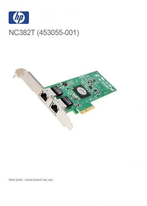 HP 453055-001 PCI-E dual-port NC382T Gigabit network card