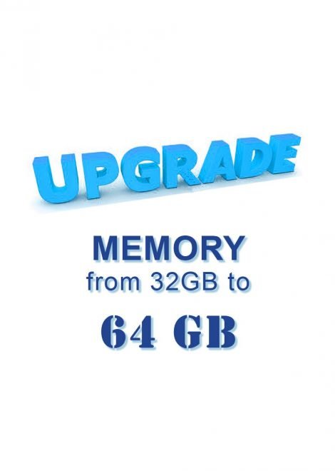 Upgrade: Memory from 32 GB to 64 GB
