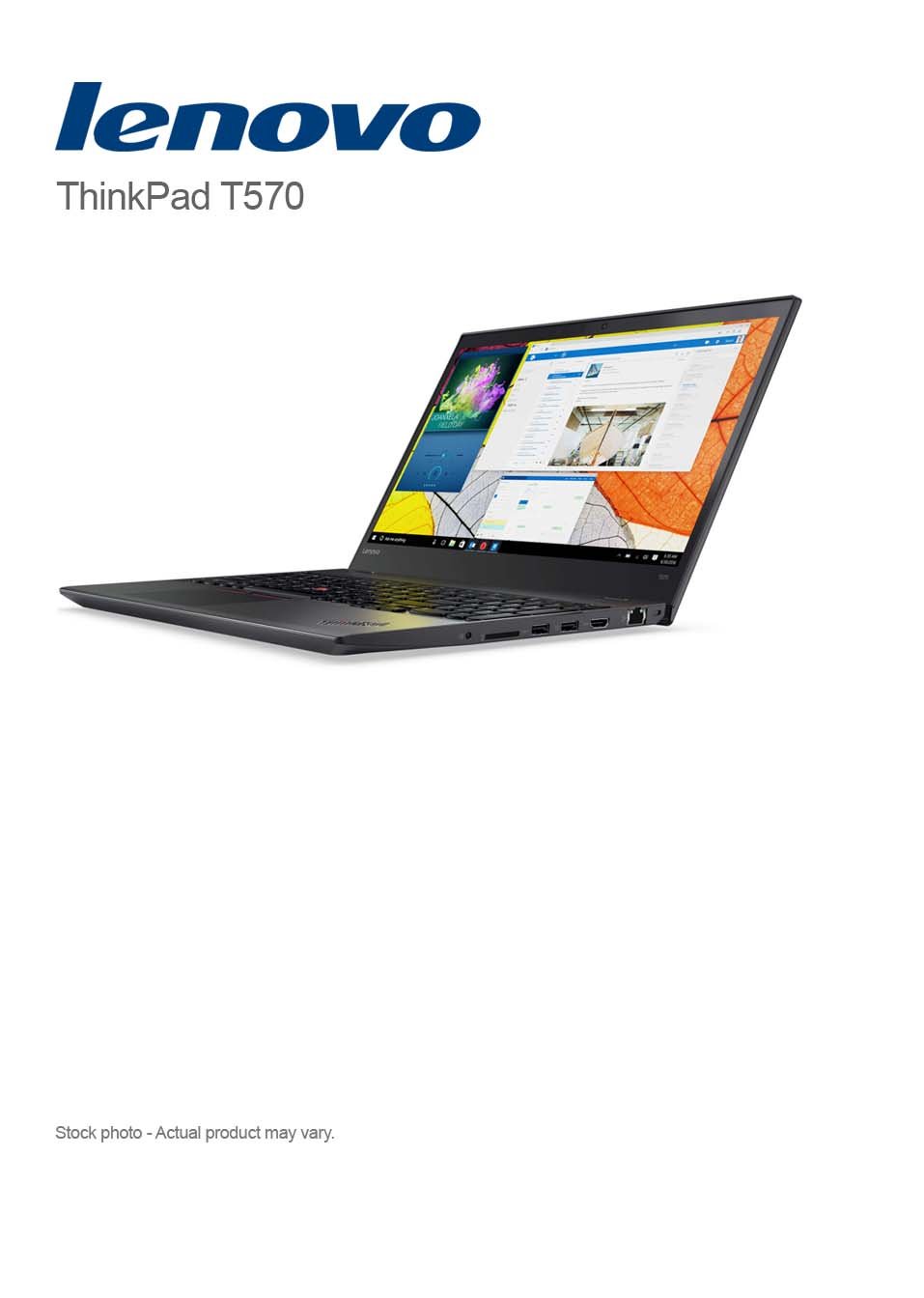 Lenovo ThinkPad T570 Core i7-7600U, 16GB 512GB SSD, WC, 15.6" WIN 10 Pro